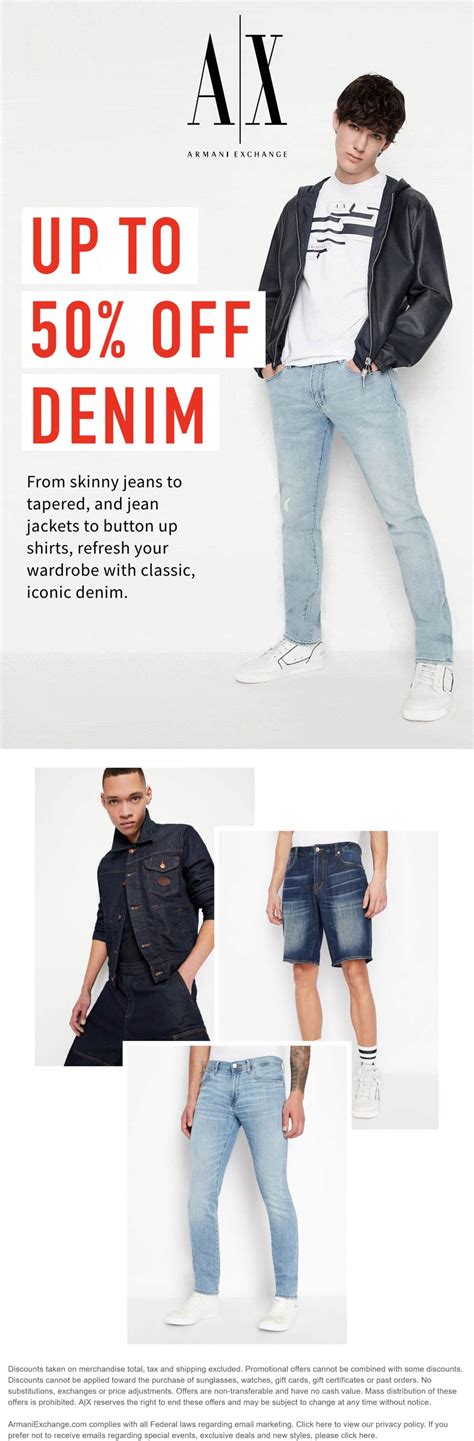 armani exchange discount clothes